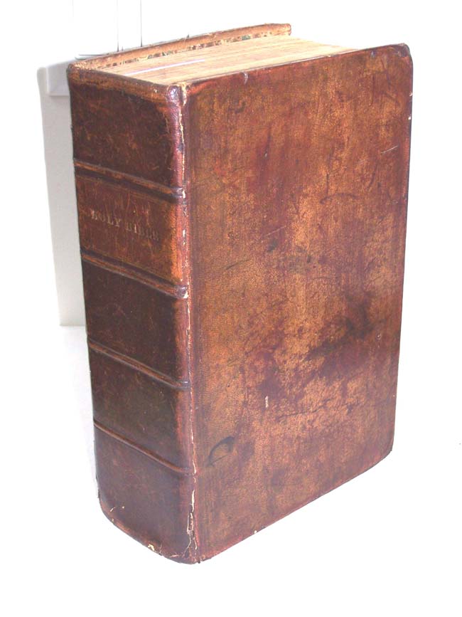 The Family Bible of Eben Smith of Durham, New Hampshire, published in 1830.